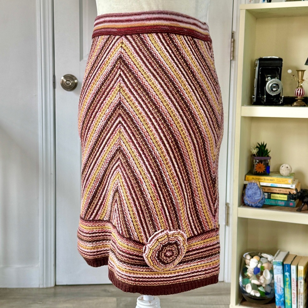 Anthropologie Viola Chevron Knit Sweater Pencil Skirt (size XS) - Picture 3 of 9